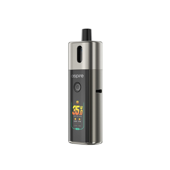 Kit Pod Fluffi Pro Aspire coloris Light Gunmetal