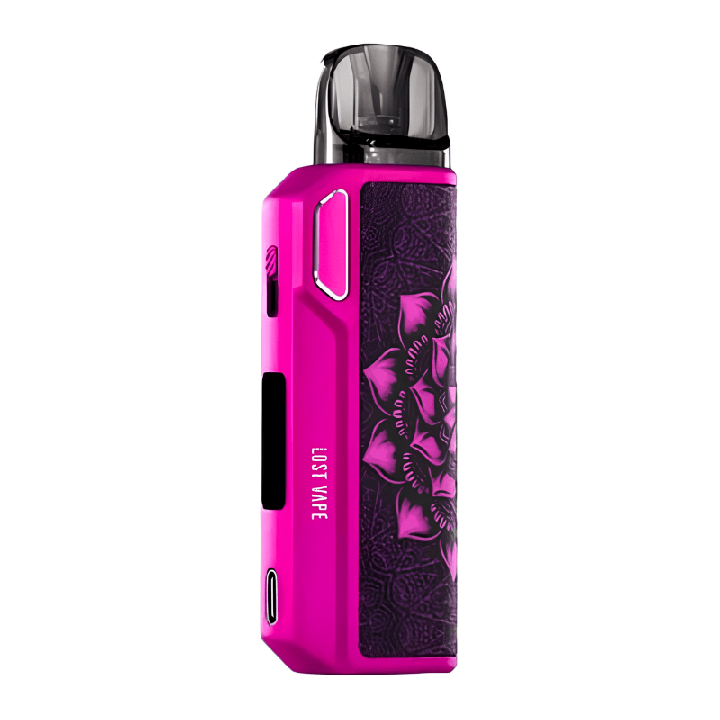 Kit Pod Thelema Elite Lost Vape, vue de profil