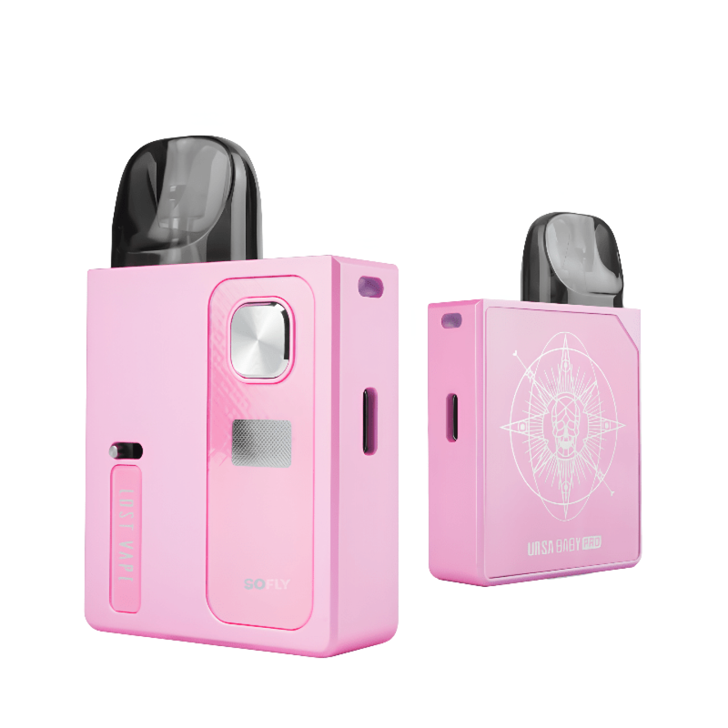 Kit Pod Ursa Baby Pro Lost Vape, gros plan de l'écran
