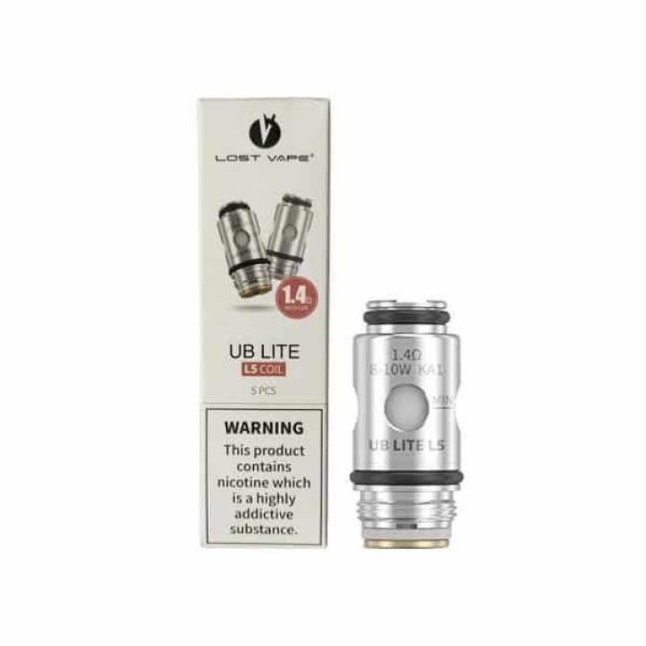 Pack de 5 résistances mesh UB Lite Lost Vape