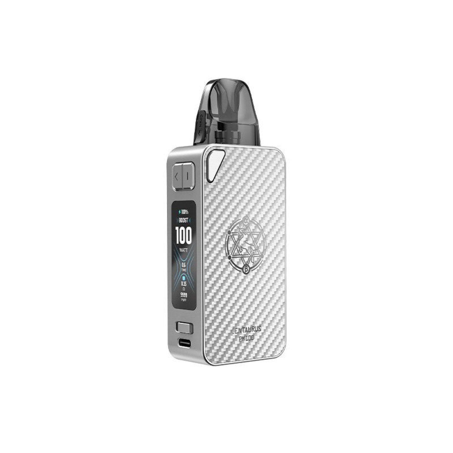 Kit Pod Centaurus PM100 Lost Vape coloris Carbon Silver