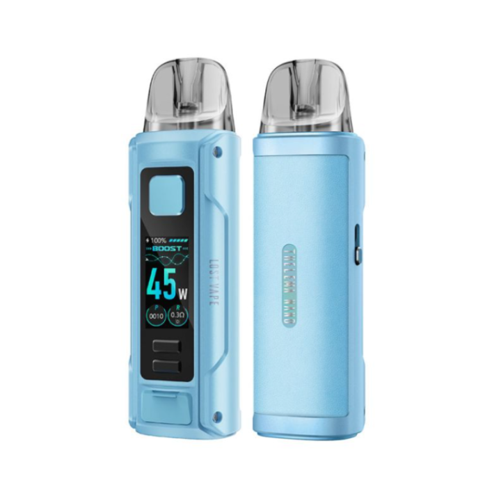 Kit Pod Thelema Nano Lost Vape coloris Lake Blue