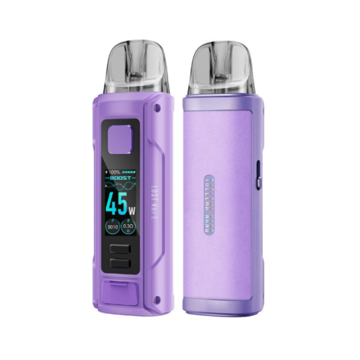 Kit Pod Thelema Nano Lost Vape coloris Lavender Violet