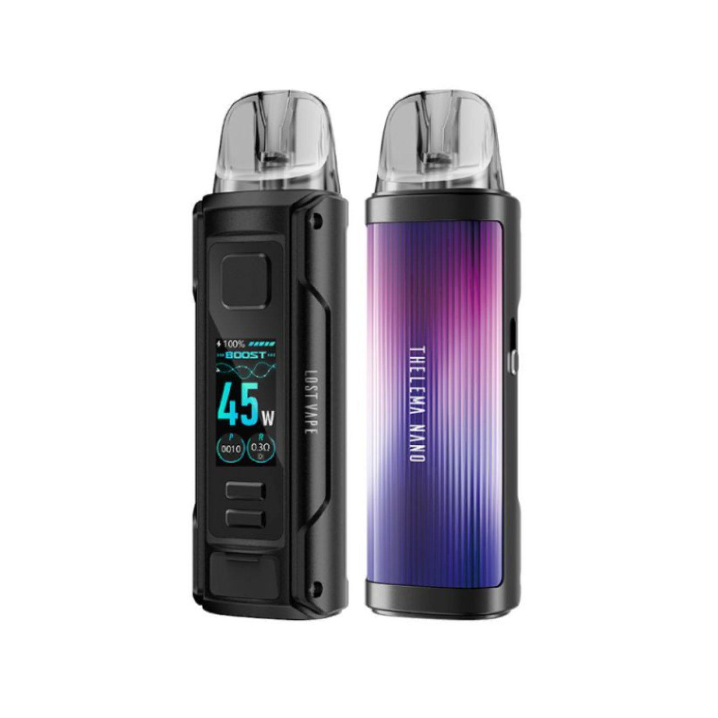 Kit Pod Thelema Nano Lost Vape coloris Mystic Aurora
