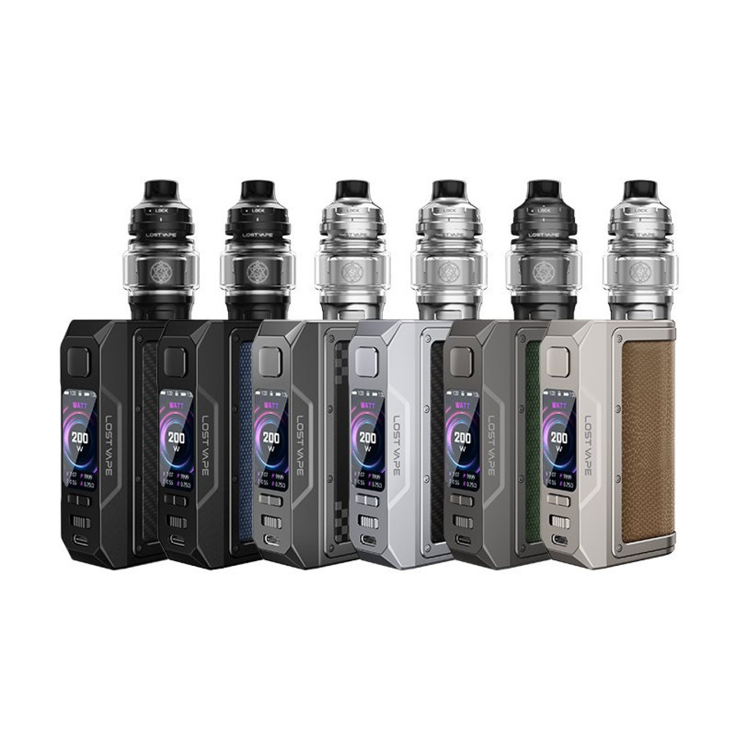 Kit Thelema Q200 Pro Lost Vape, vue d'ensemble