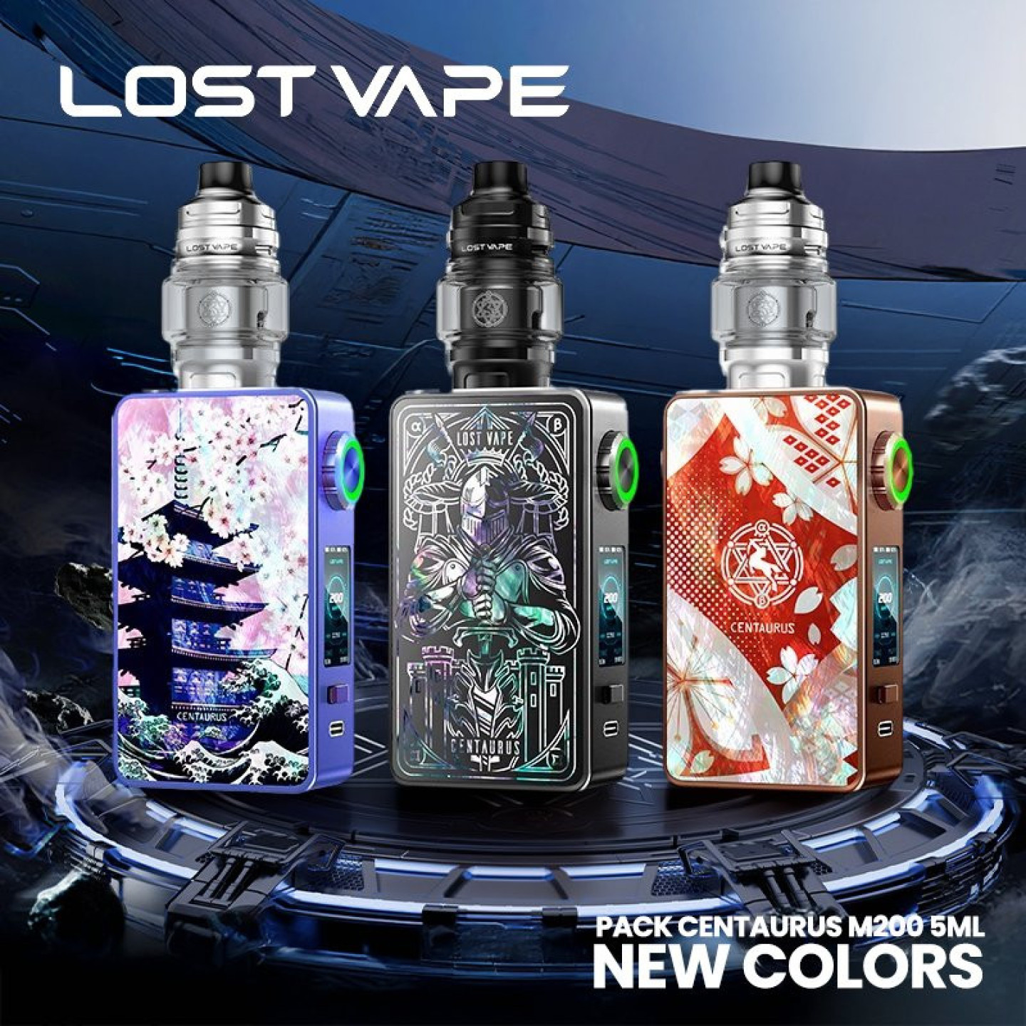 Kit Centaurus M200 Lost Vape, contenu de la boîte
