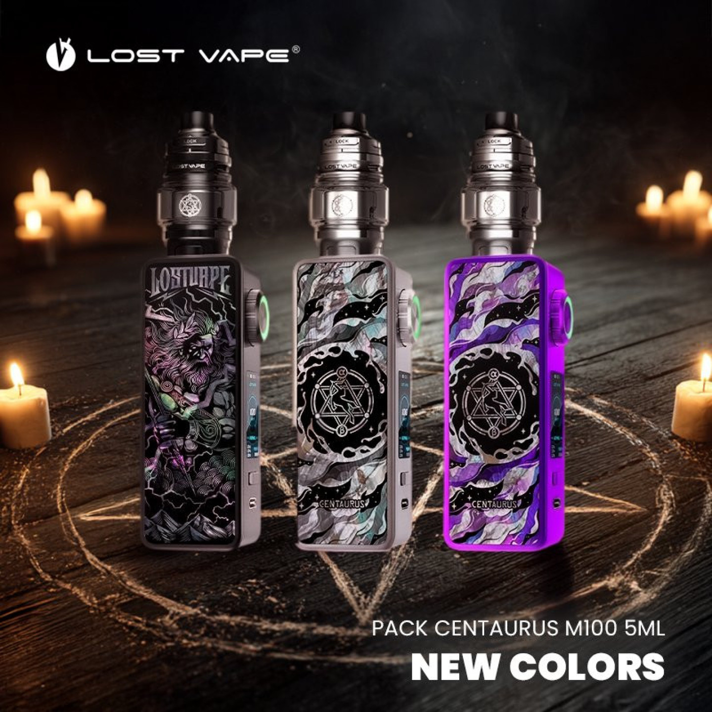 Kit Centaurus M100 Lost Vape, contenu de la boîte