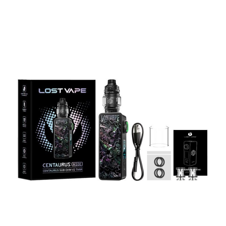 Kit Centaurus M100 Lost Vape, contenu de la boîte