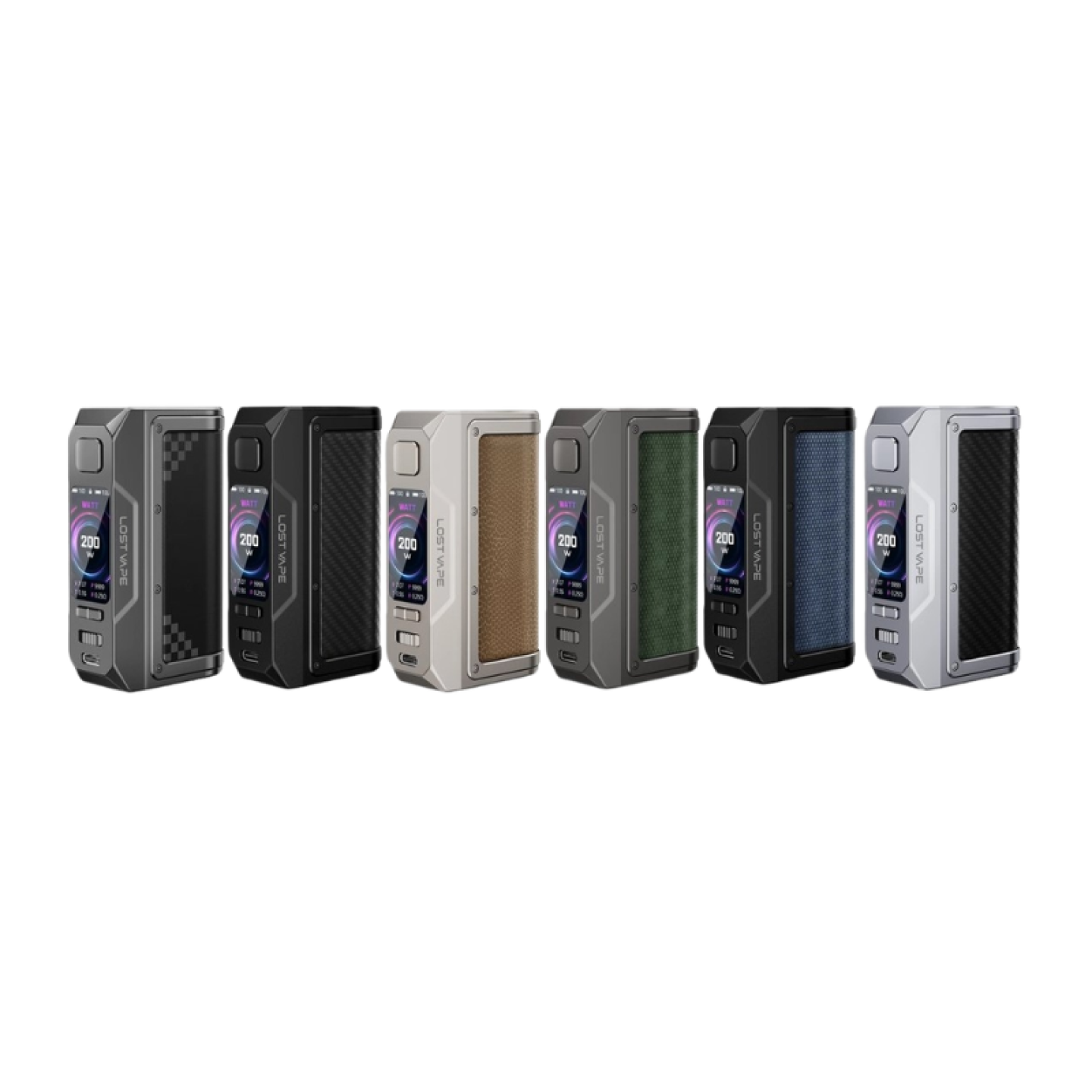 Box Thelema Q200 Pro Lost Vape, vue d'ensemble