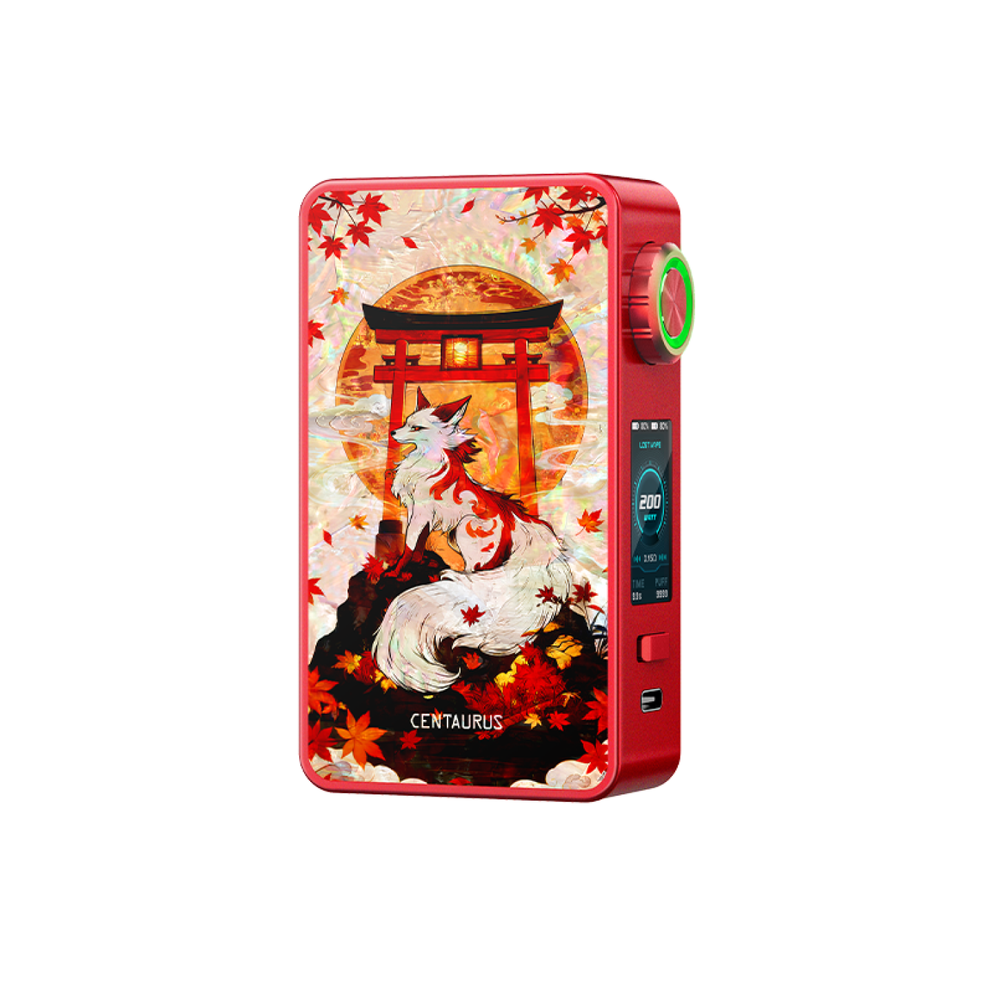Box Centaurus M200 Lost Vape coloris Akai Inari