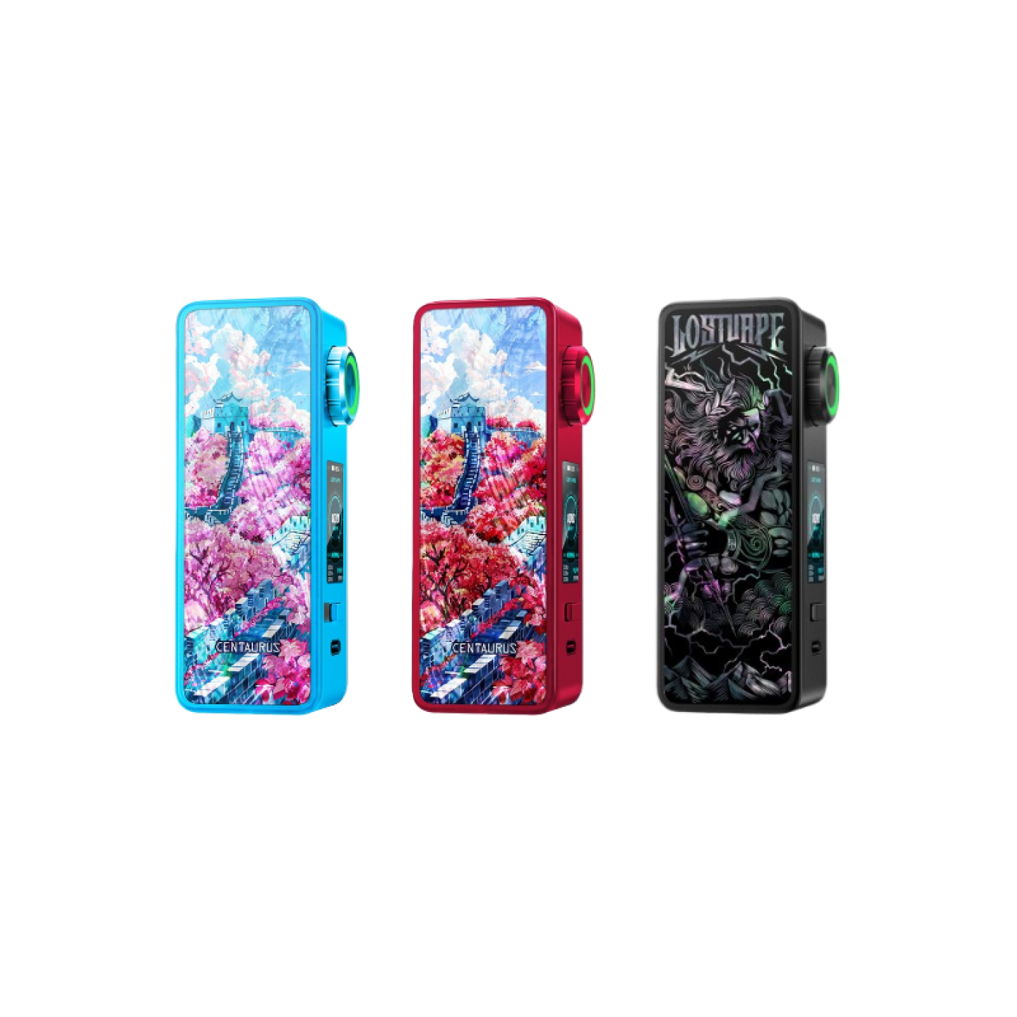 Box Centaurus M100 Lost Vape, vue de profil
