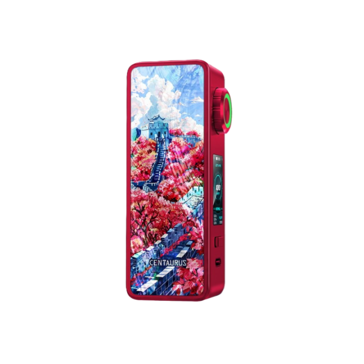 Box Centaurus M100 Lost Vape coloris Crimson Wall