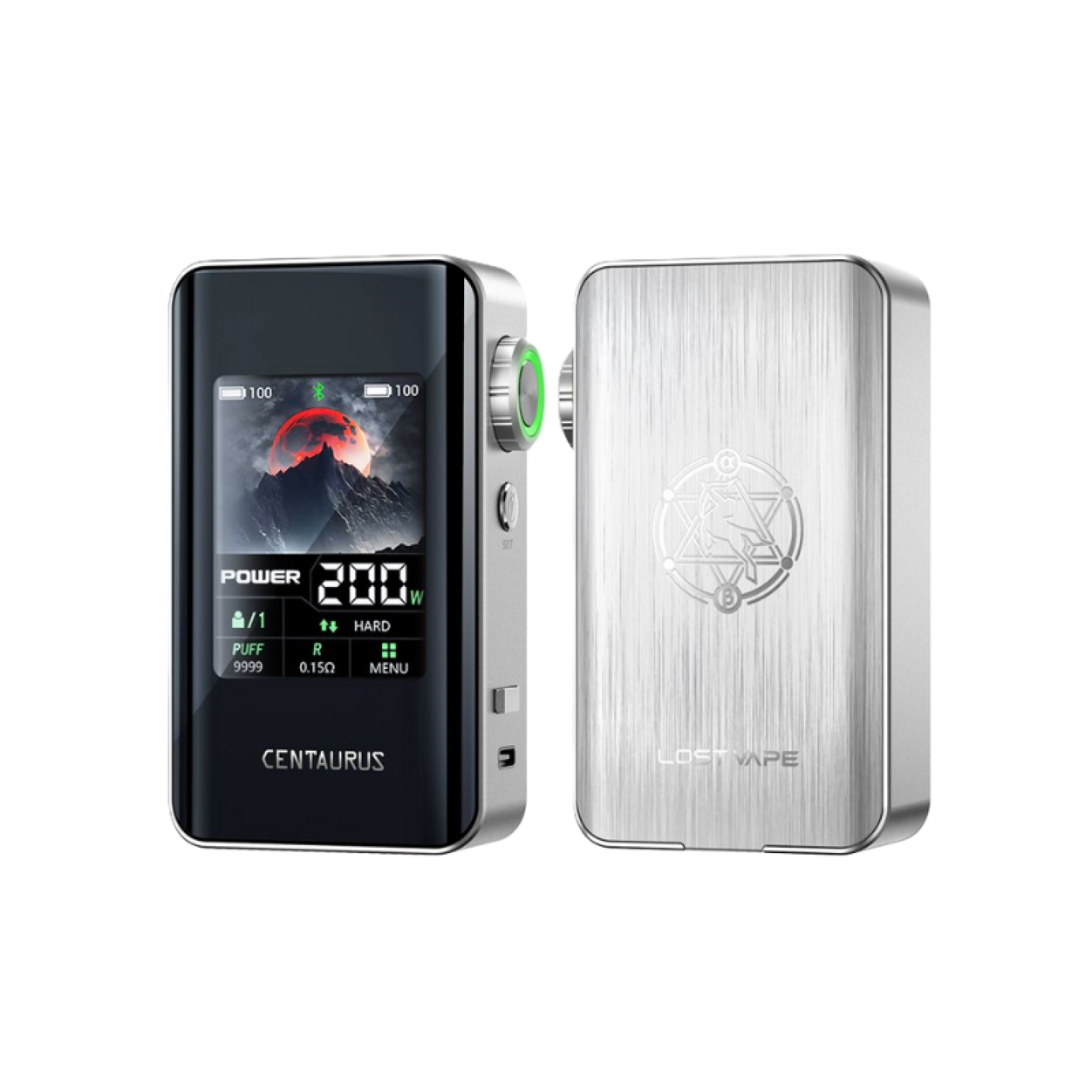 Box Centaurus BT200 Lost Vape coloris Platinium Crest