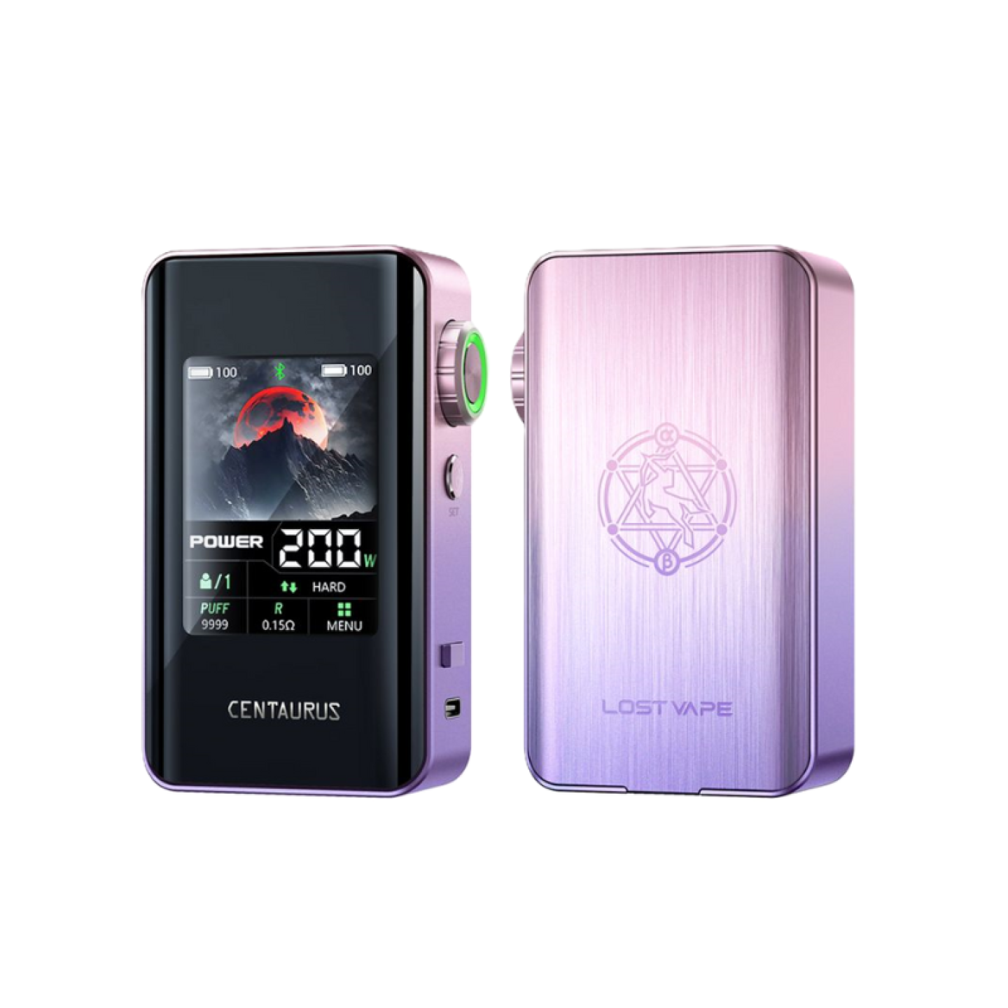 Box Centaurus BT200 Lost Vape coloris Pink Purple