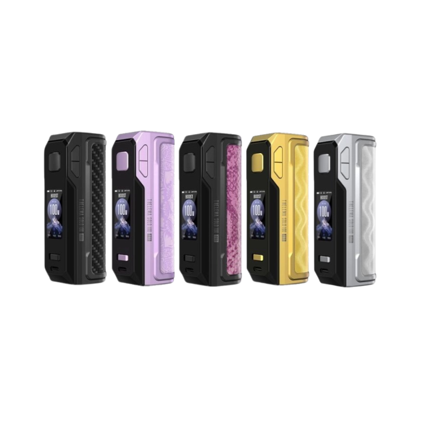 Box Thelema Solo 100 Pro Lost Vape, vue d'ensemble