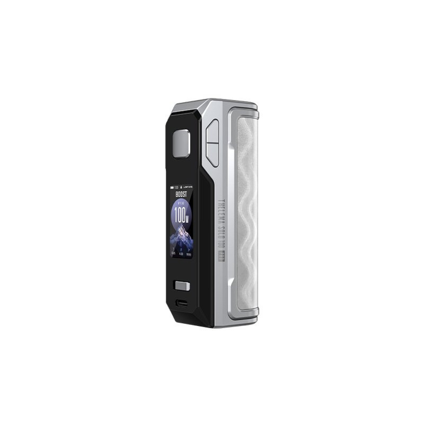 Box Thelema Solo 100 Pro Lost Vape coloris Wavy Silver