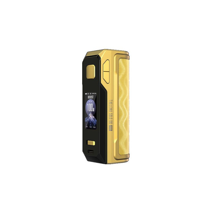 Box Thelema Solo 100 Pro Lost Vape coloris Wavy Gold