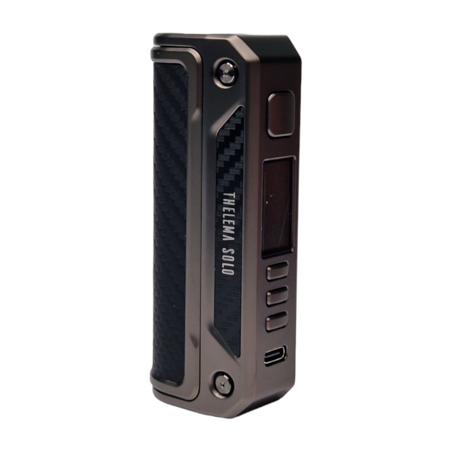 Box Thelema Solo 100 Lost Vape coloris Gunmetal Carbon Fiber