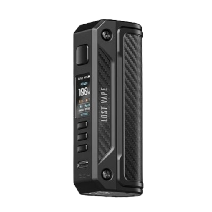 Box Thelema Solo 100 Lost Vape coloris Black Carbon Fiber