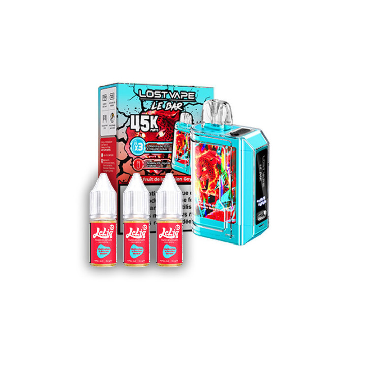 Kit Le Bar 45K Lost Vape, vue de profil