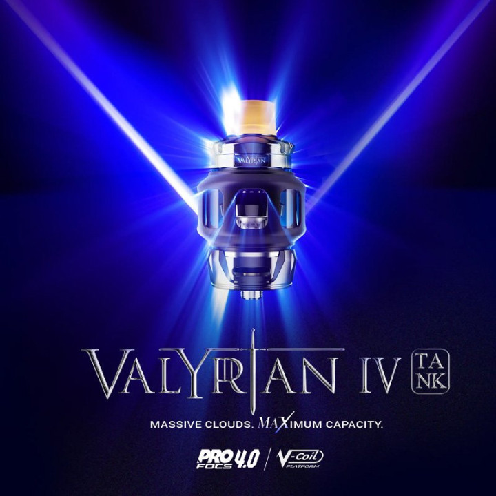 Clearomiseur Valyrian IV Uwell, vue de profil