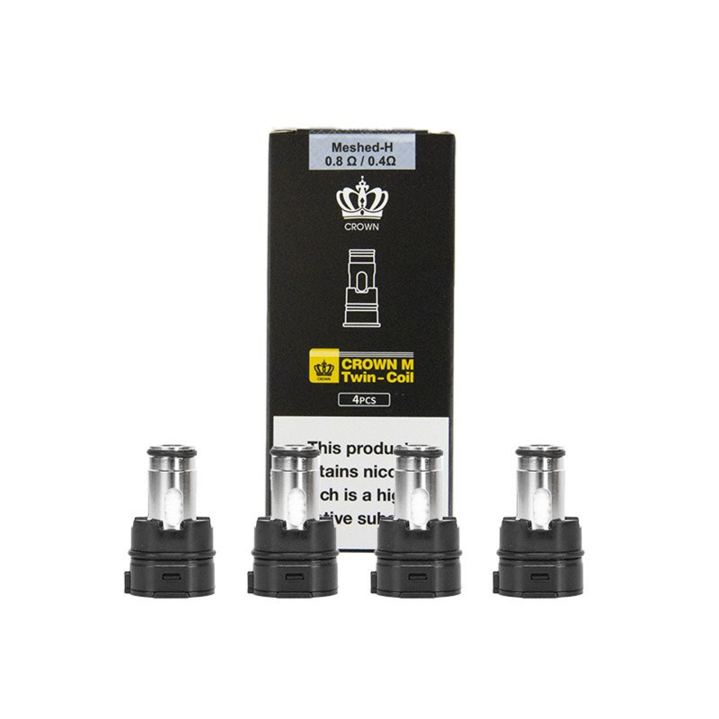 Résistance Crown M Uwell Twin Coil 0.4/0.8 ohm
