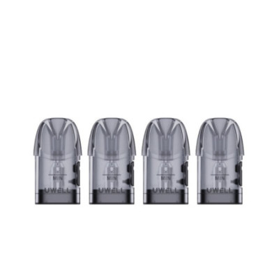Cartouches Caliburn A3S Uwell, boîte de 4, 0.8 et 1 ohm