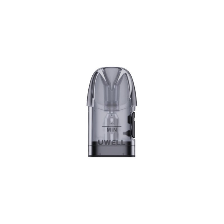 Cartouches Caliburn A3S Uwell, gros plan de la mèche