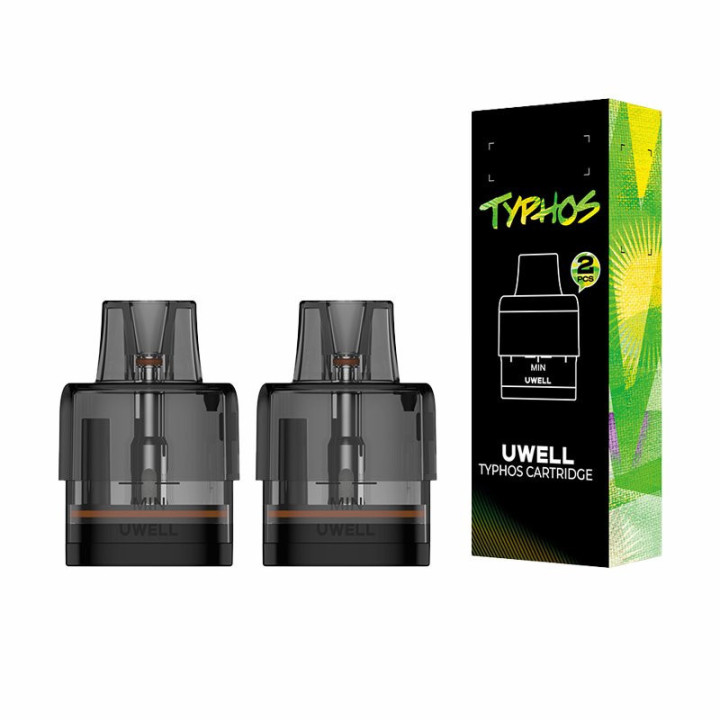 Cartouches Typhos Uwell, gamme des résistances disponibles