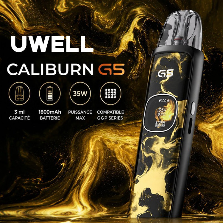 Kit Pod Caliburn G5 Uwell, autre vue