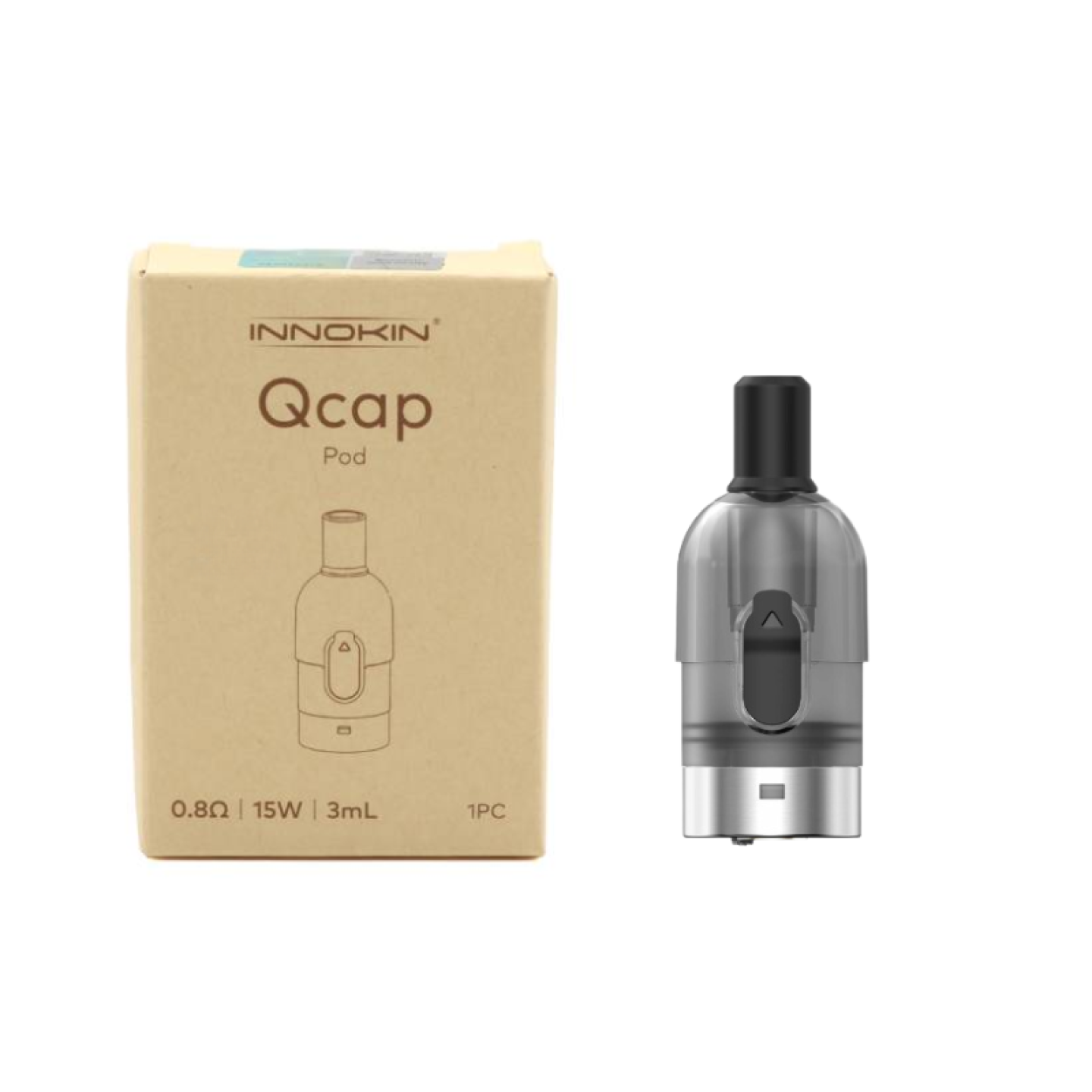 Cartouche QCAP Trine Q Innokin, boîte fournisseur