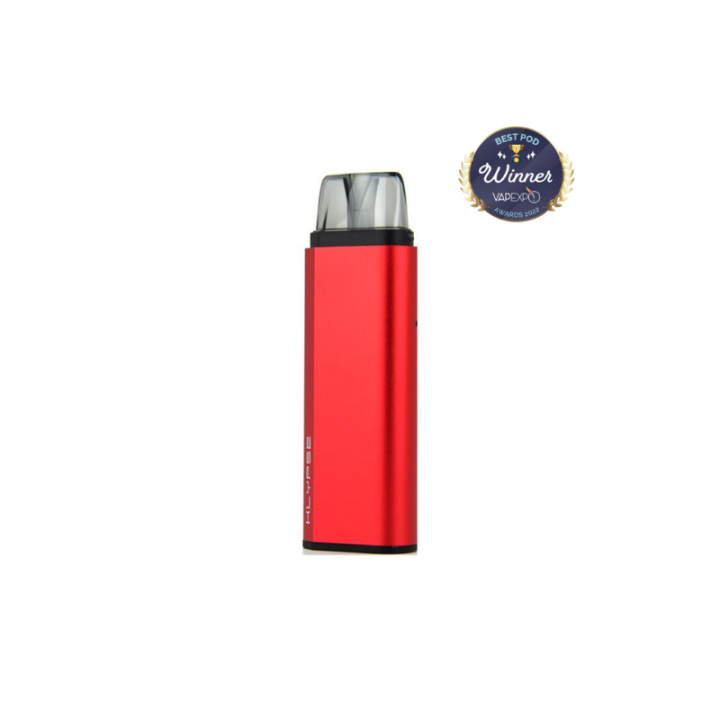 Kit Pod Klypse Innokin coloris Scarlet, vue de trois quarts