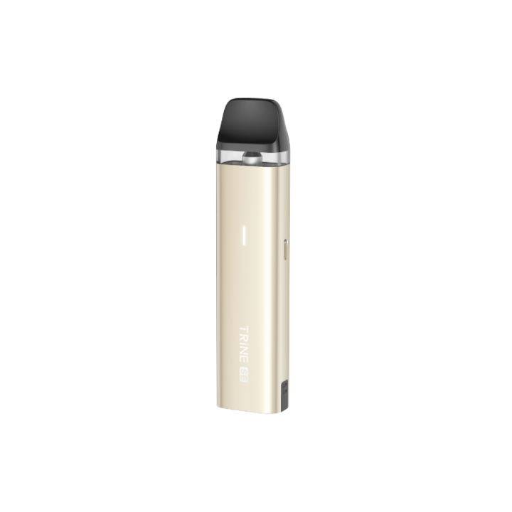 Kit Pod Trine SE Innokin coloris Mirror Gold, vue de profil
