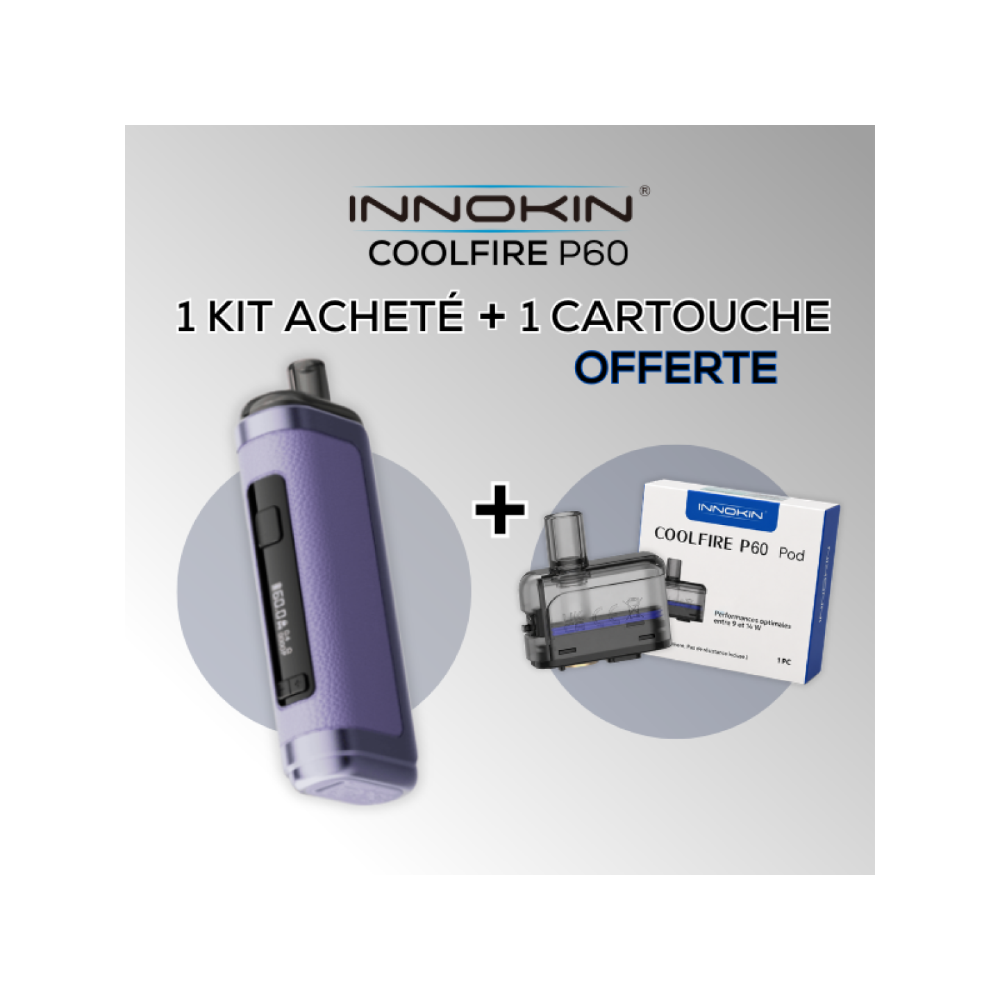 Kit Pod CoolFire P60 Innokin, vue 2