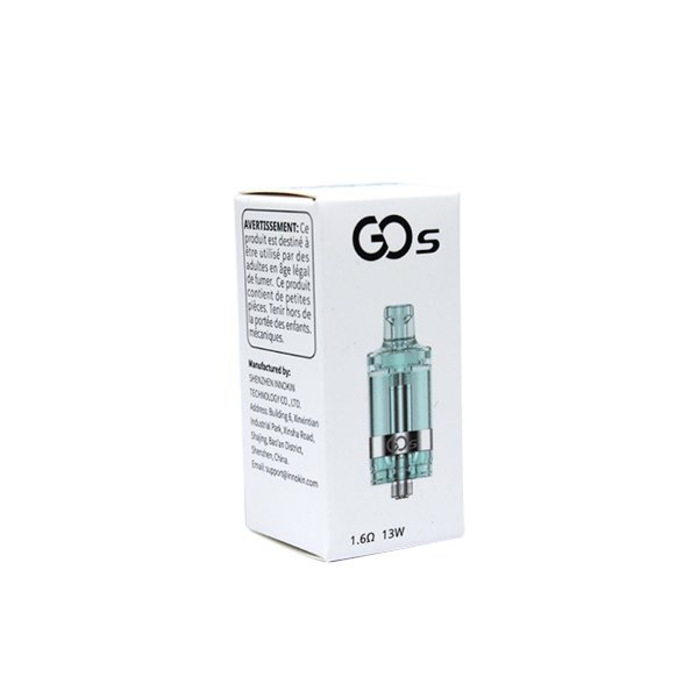 Clearomiseur Go S MTL Innokin, vue démonté