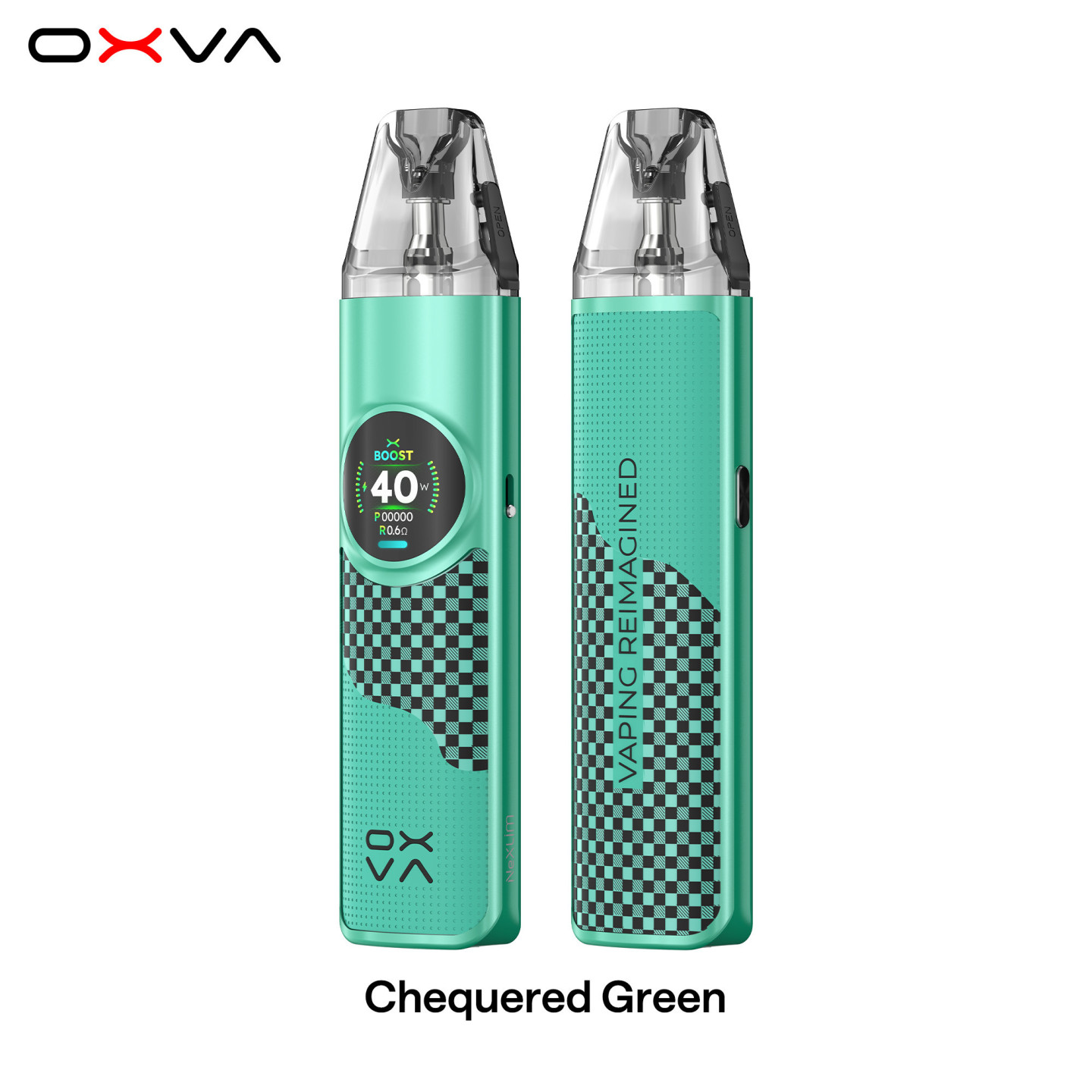 Kit Pod NeXLIM OXVA coloris Chequered Green