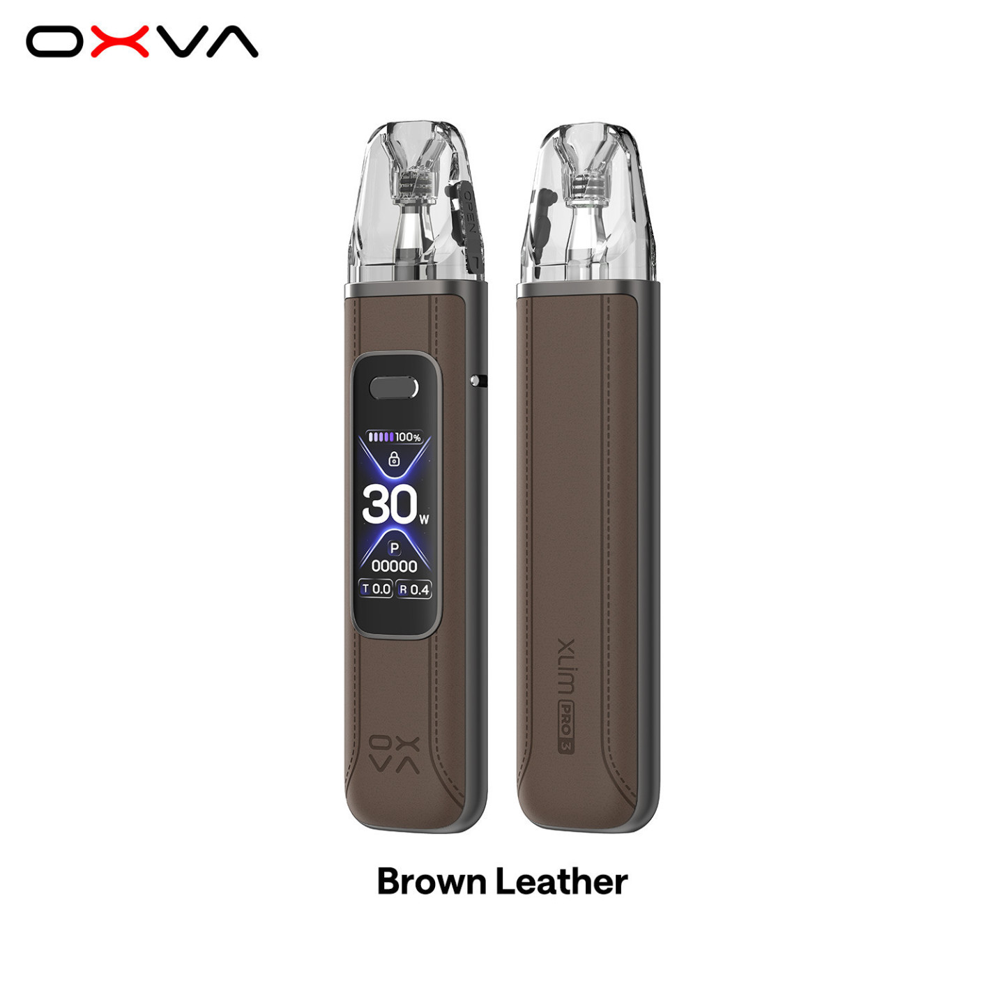 Kit Pod XLIM Pro 3 OXVA coloris Brown Leather