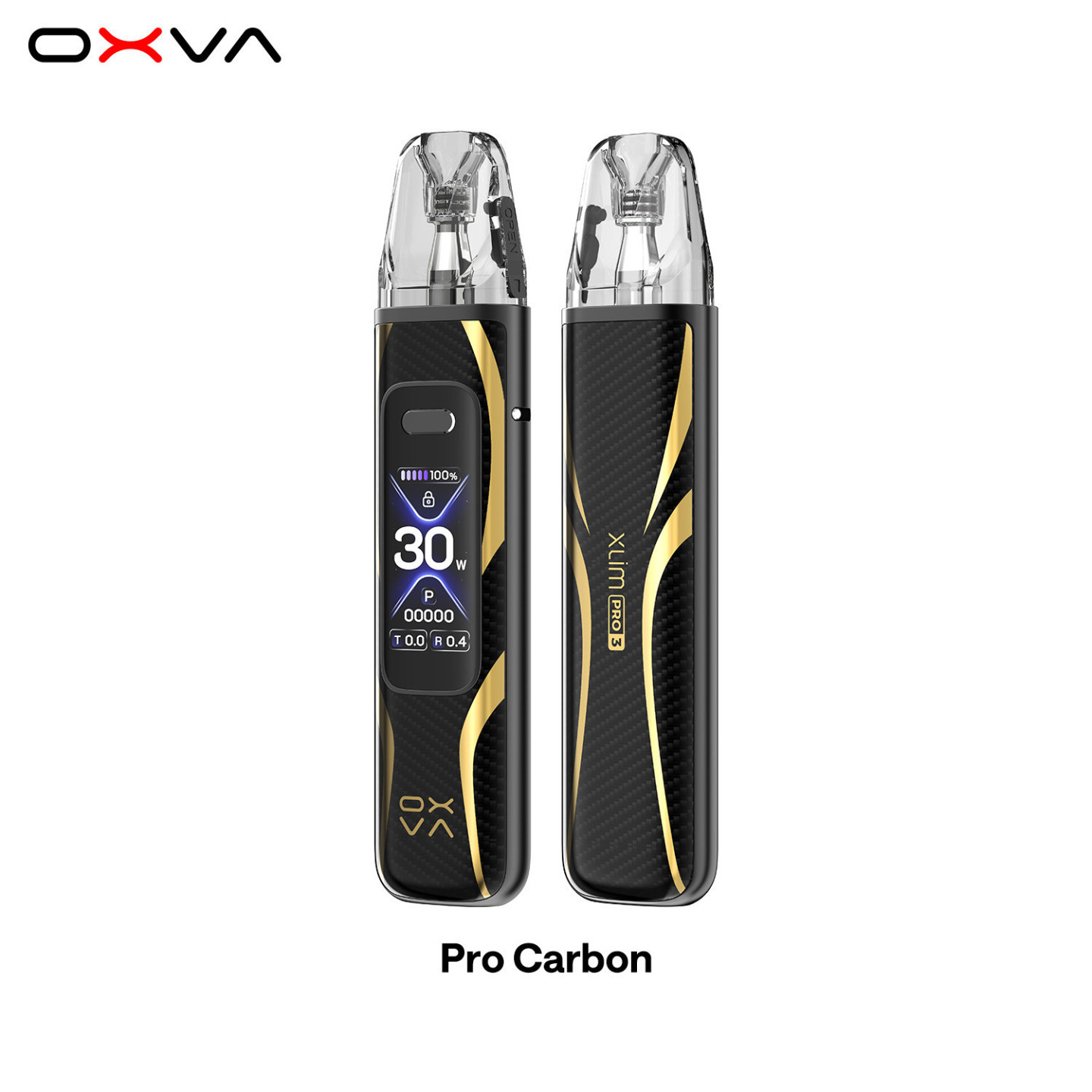 Kit Pod XLIM Pro 3 OXVA coloris Pro Carbon