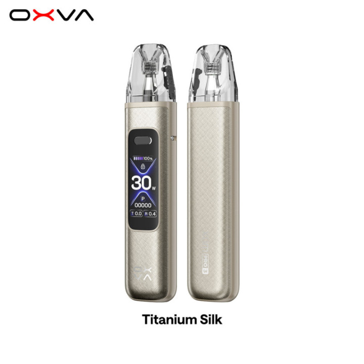 Kit Pod XLIM Pro 3 OXVA coloris Titanium Silk