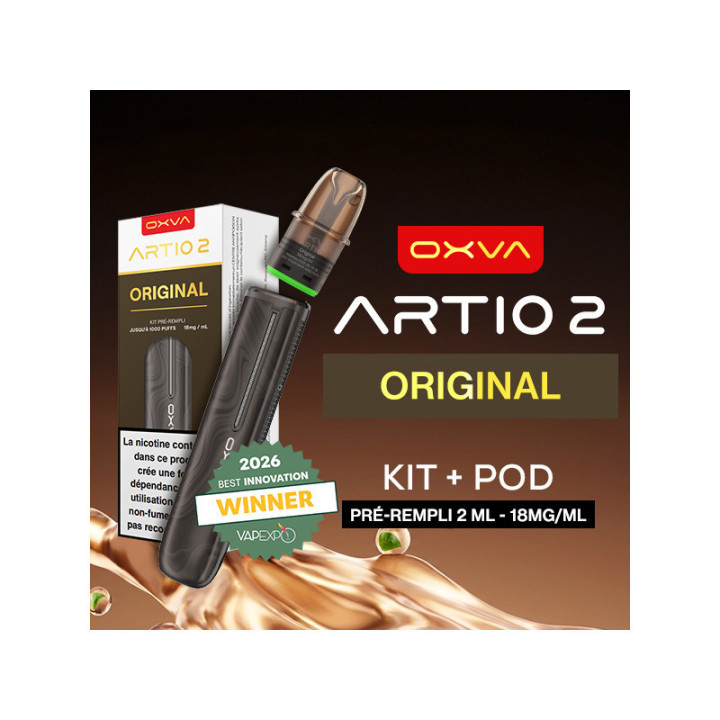 Kit Pod Artio 2 OXVA coloris Desert Brown