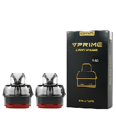 Cartouches VPrime x2 OXVA, packaging du duo