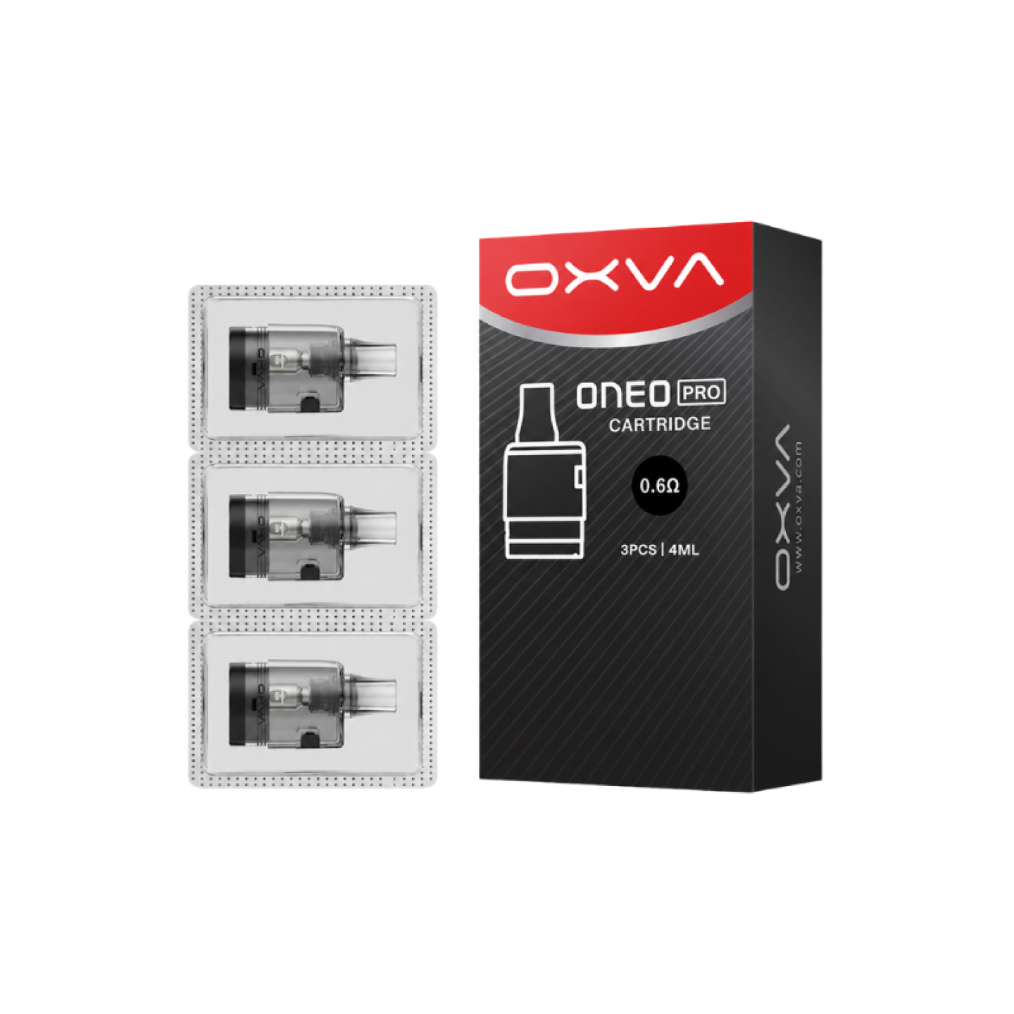 Cartouches Oneo Pro x3 OXVA, valeur 0.6 ohm
