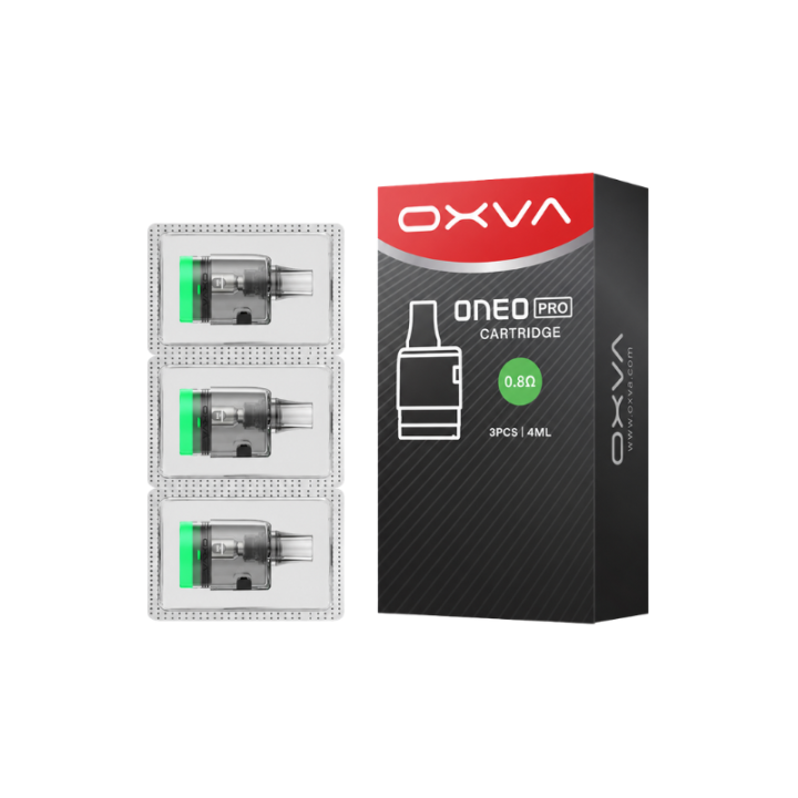 Cartouches Oneo Pro x3 OXVA, valeur 0.8 ohm