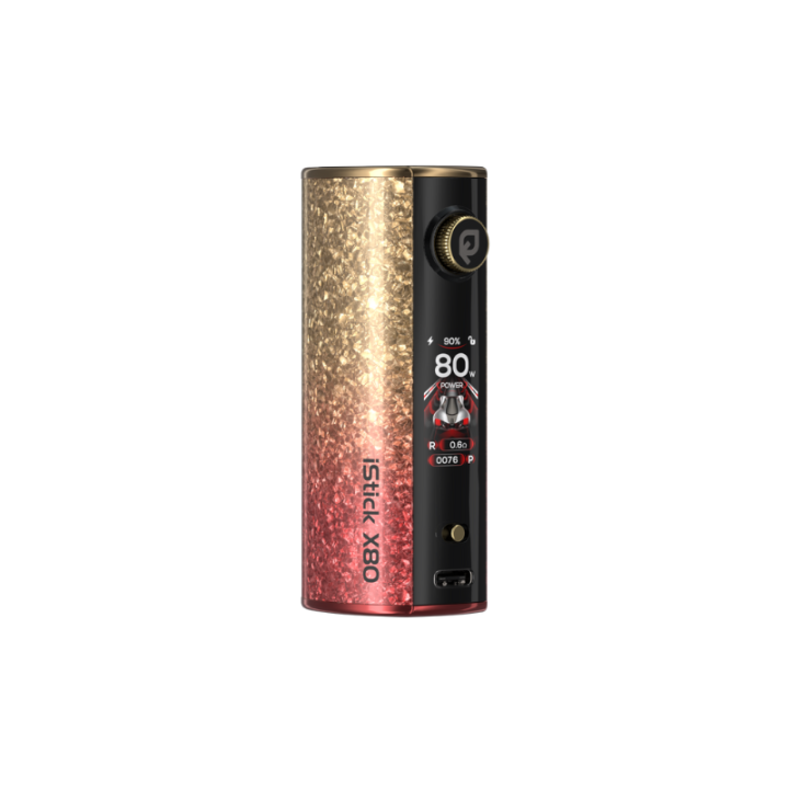 Box iStick X80 Eleaf coloris Red Yellow