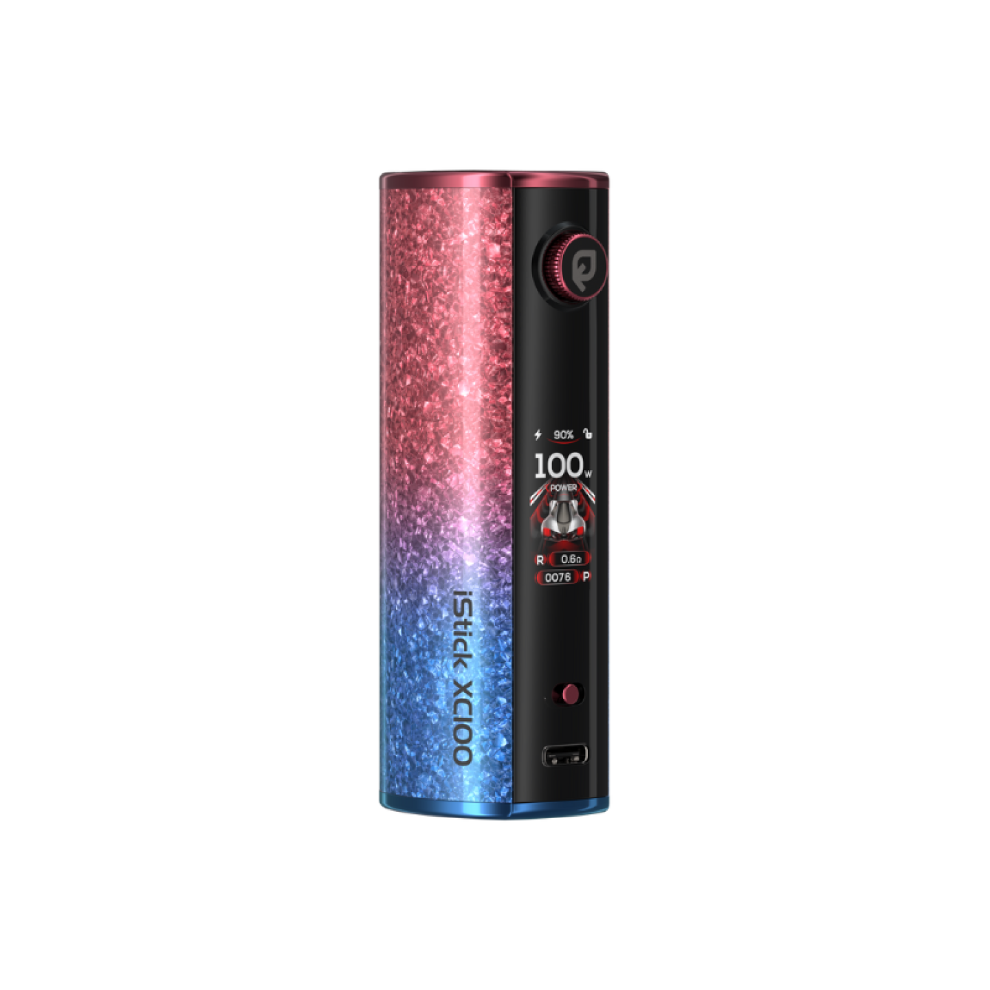 Box iStick XC100 Eleaf coloris Red Blue
