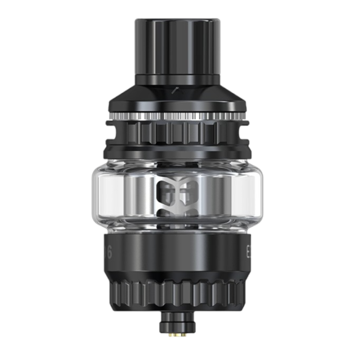 Clearomiseur Melo 6 Eleaf coloris Black, vue de profil