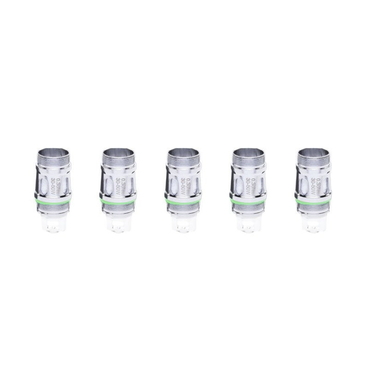 Résistances EC-A x5 Eleaf, vue de la boîte