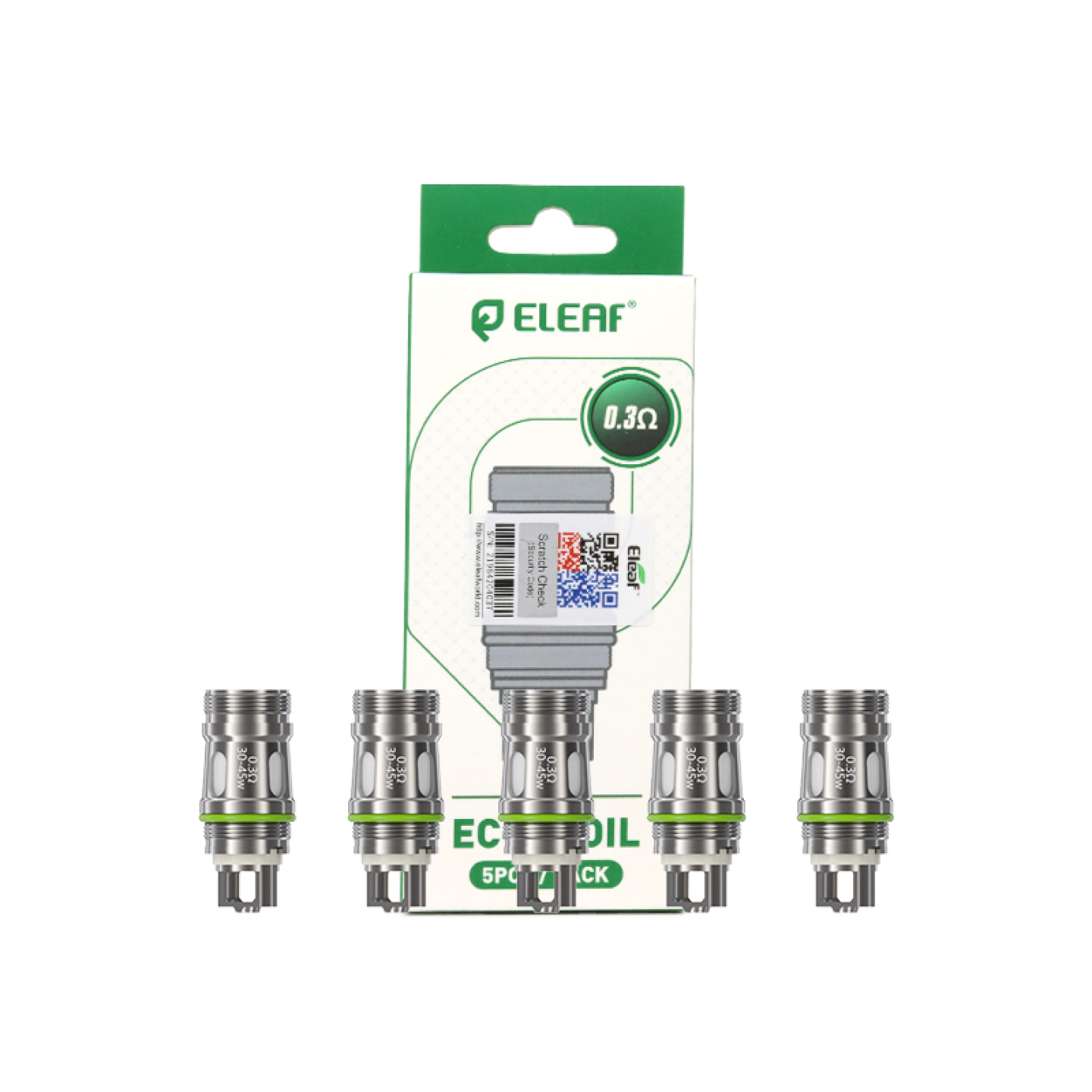 Résistances EC-D Eleaf, 0.3 ohm