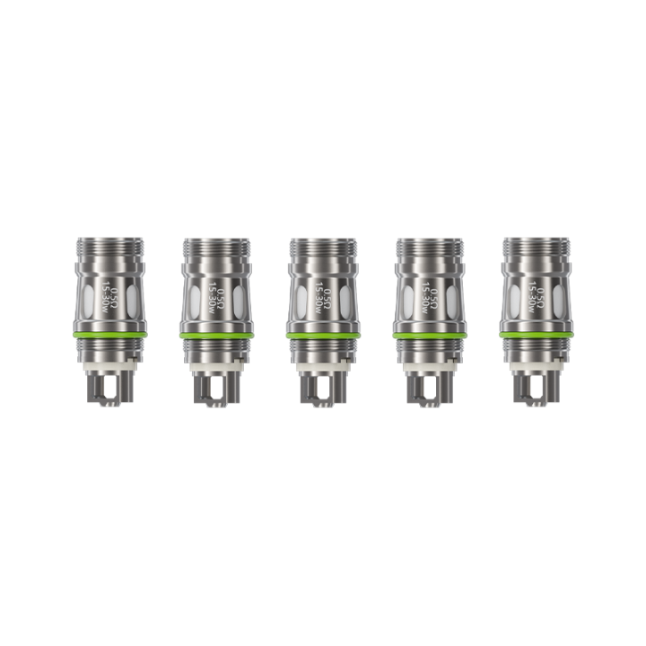 Résistances EC-D x5 Eleaf, vue de la boîte