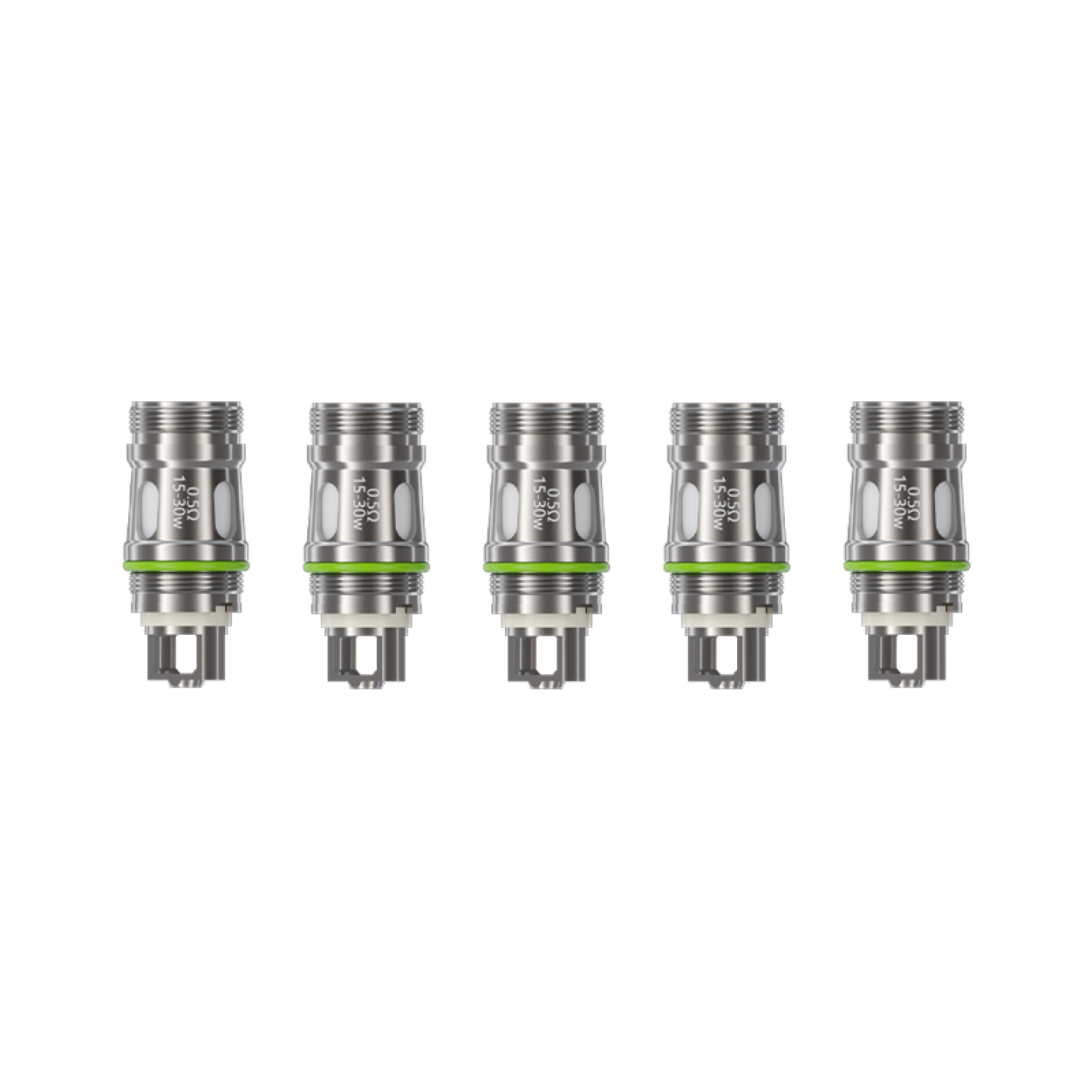 Résistances EC-D x5 Eleaf, vue de la boîte